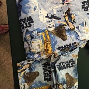 Pottery barn twin size duvet and pillow cases